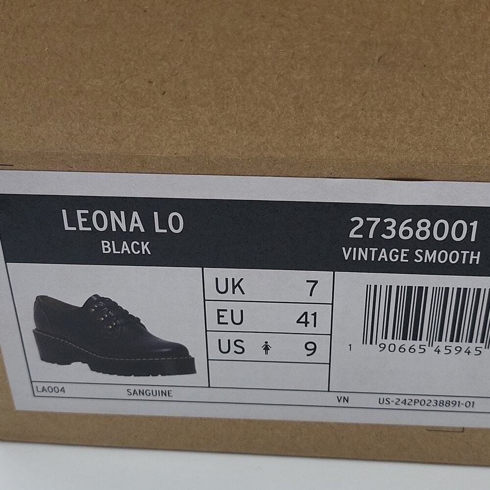 Dr. Martens Leona Lo Vintage Smoth Women's Shoes Size 9 Black Color NWT - Picture 14 of 15